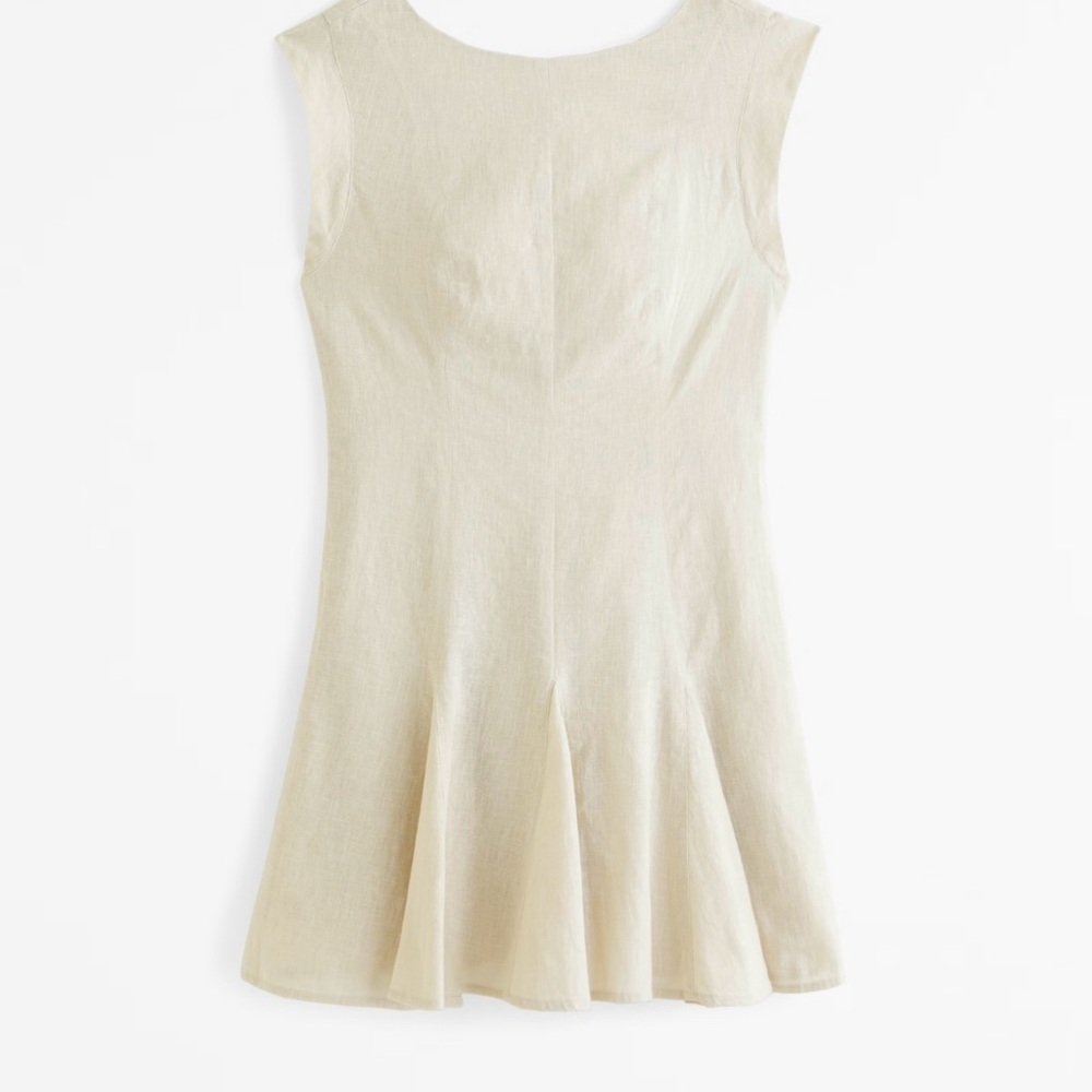Abercrombie & Fitch Cream Mini Dress